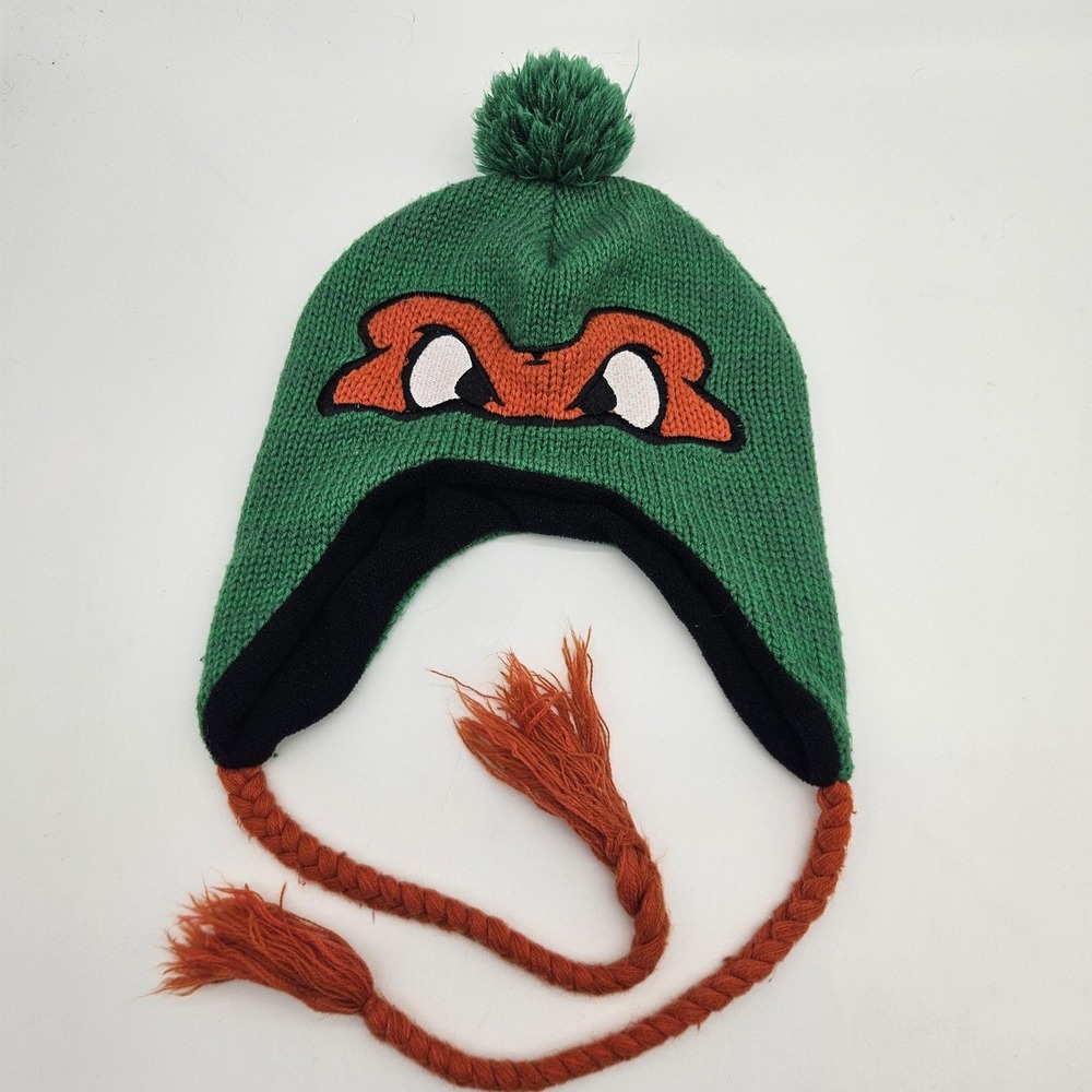 Nickelodeon Teenage Mutant Ninja Turtles Hat Cap Trapper Embroidered Teens One